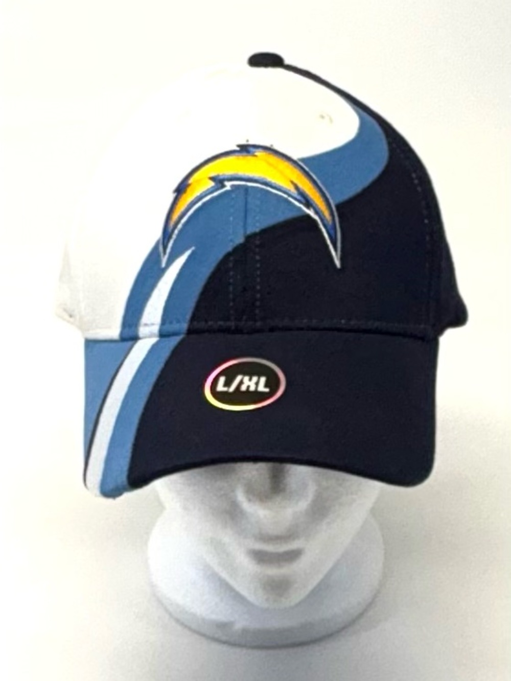 LA Chargers NFL Team Apparel Flex Fit Hat Cap L/XL Excellent Condition